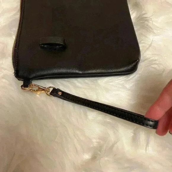 Aldo Black Handbag Zippered Travel Bag 100% Polyester Small - Picture 3 of 5